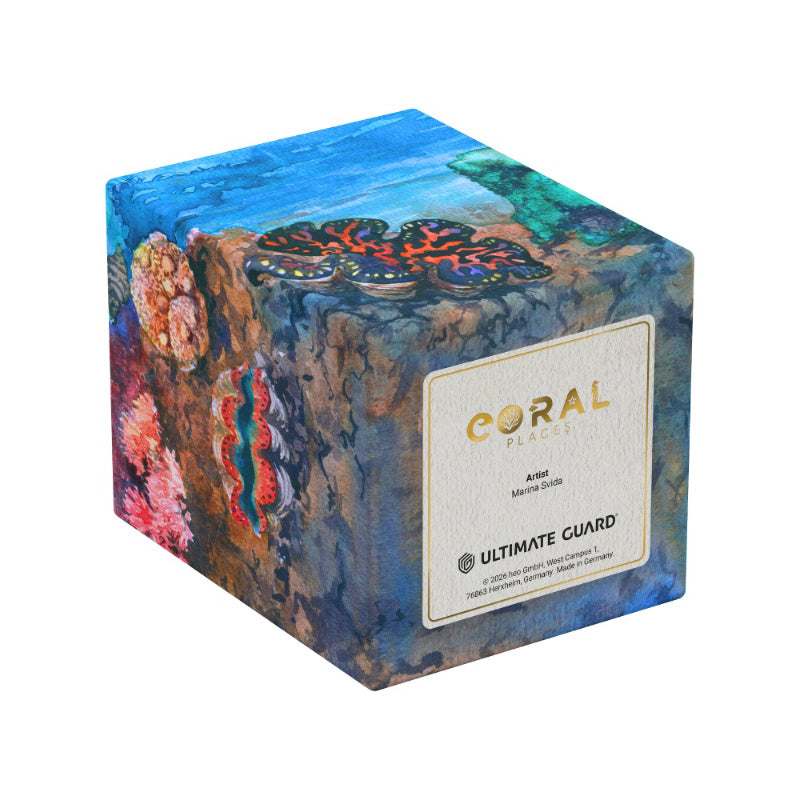 Ultimate Guard Boulder 100+ Earth Day 2026 Coral Places Seablue Hush Deck Box