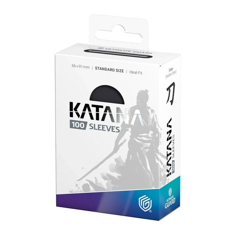 Ultimate Guard Katana Sleeves Standard Size Obsidian Shard 100ct