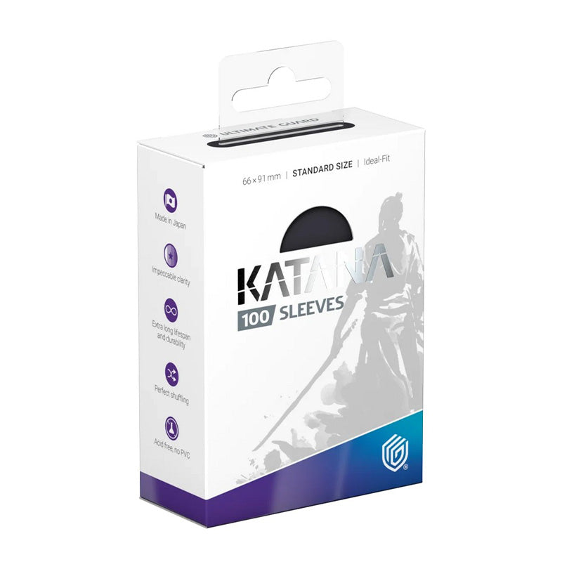 Ultimate Guard Katana Sleeves Standard Size Obsidian Shard 100ct
