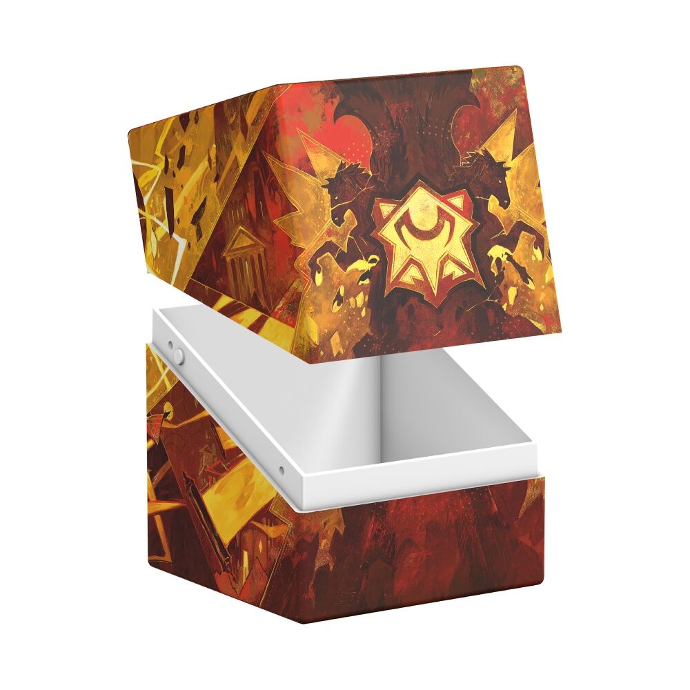 Ultimate Guard RTE Boulder 100+ Magic MTG Secrets of Strixhaven Lorehold Deck Box