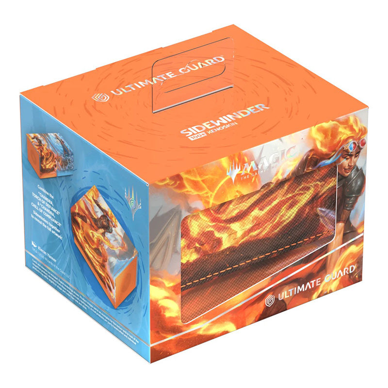 Ultimate Guard Sidewinder 100+ Magic MTG Reality Fracture Red Mythic XenoSkin Deck Box