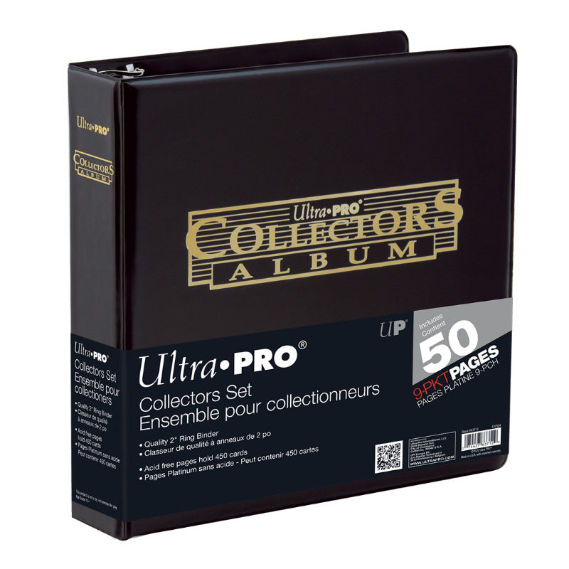 Ultra Pro 2" Collectors Set - Ring Binder with 50 Platinum Pages