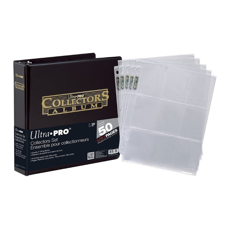 Ultra Pro 2" Collectors Set - Ring Binder with 50 Platinum Pages