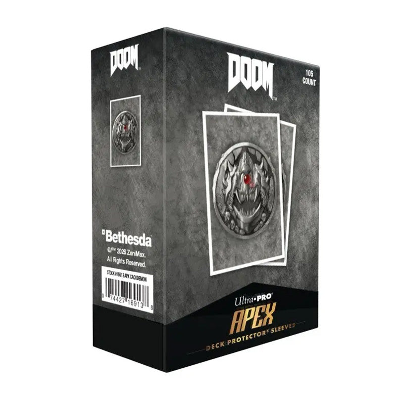 Ultra Pro DOOM Creatures of Hell Cacodemon 105ct Apex Deck Protector Sleeves
