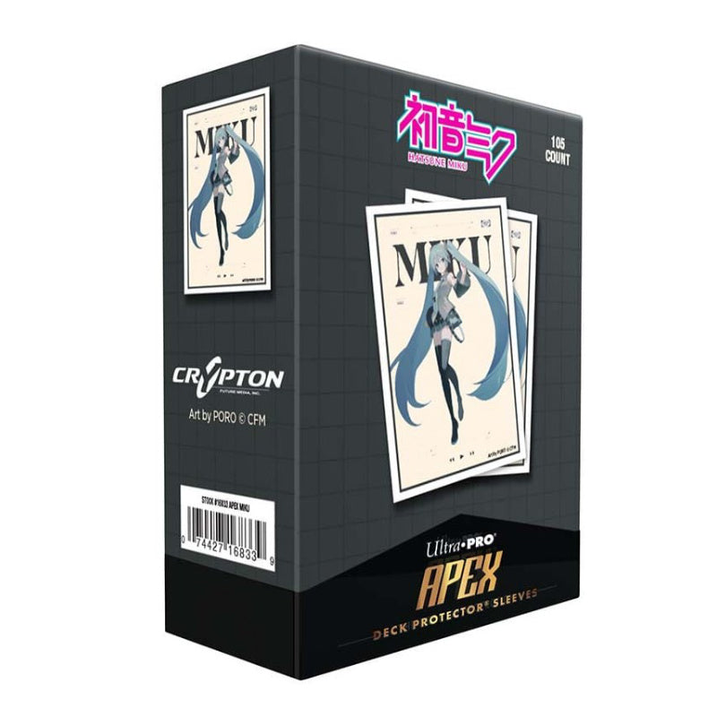 Ultra Pro Hatsune Miku Retro Soundscapes 105ct Apex Deck Protector