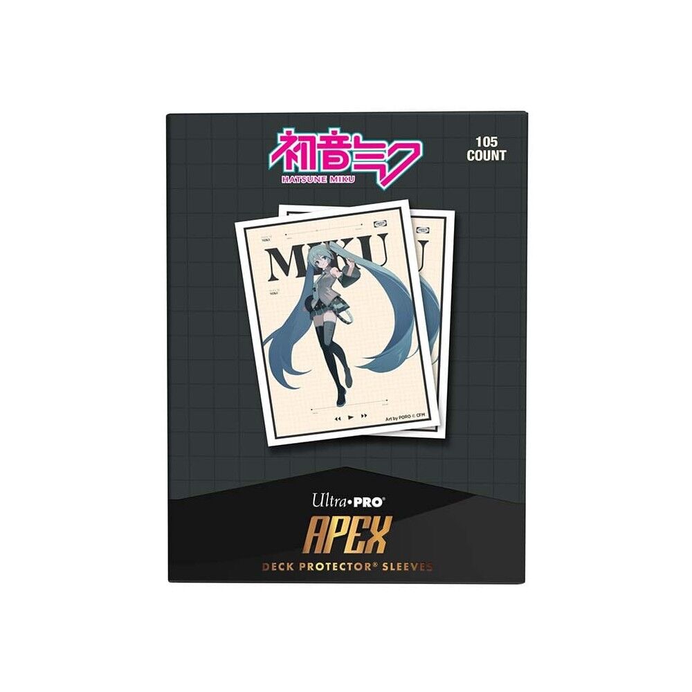 Ultra Pro Hatsune Miku Retro Soundscapes 105ct Apex Deck Protector 