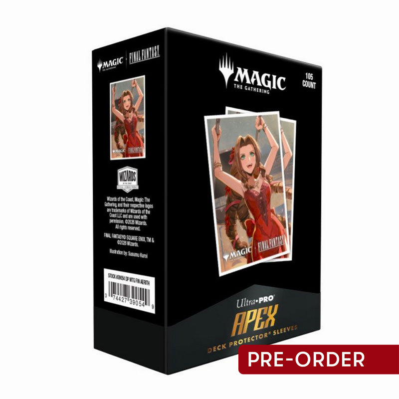Ultra Pro Magic MTG Final Fantasy Aerith Gainsborough 105ct Apex Deck Protector Sleeves