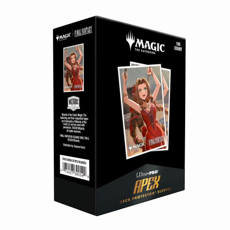 Ultra Pro Magic MTG Final Fantasy Aerith Gainsborough 105ct Apex Deck Protector Sleeves