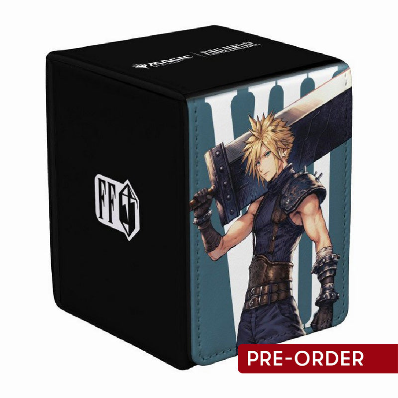 Ultra Pro Magic MTG Final Fantasy Cloud Ex-Soldier Alcove Flip Deck Box