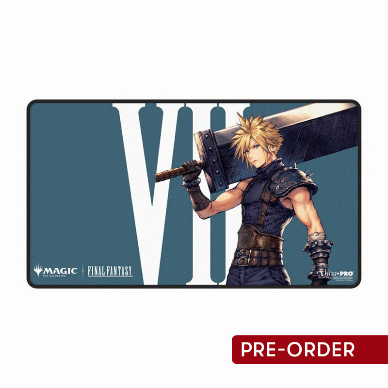 Ultra Pro Magic MTG Final Fantasy Cloud Ex-Soldier Black-Stitched Playmat