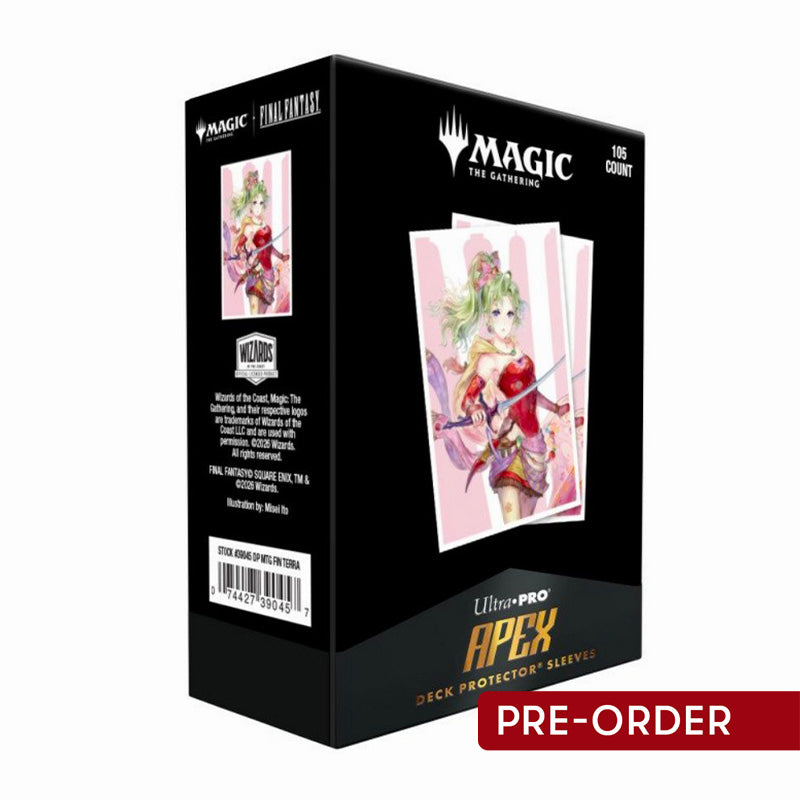 Ultra Pro Magic MTG Final Fantasy Terra Herald Of Hope 105ct Apex Deck Protector Sleeves