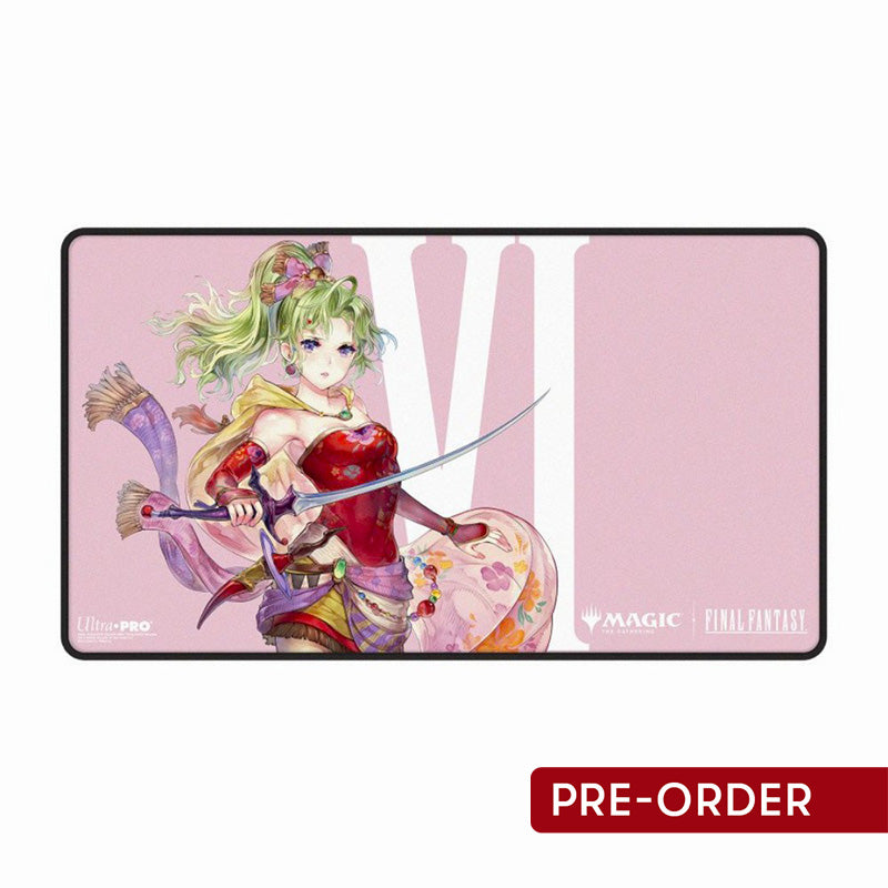 Ultra Pro Magic MTG Final Fantasy Terra Herald Of Hope Black-Stitched Playmat