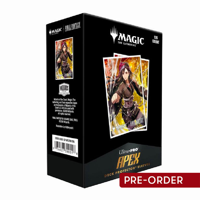 Ultra Pro Magic MTG Final Fantasy Tifa Lockhart 105ct Apex Deck Protector Sleeves