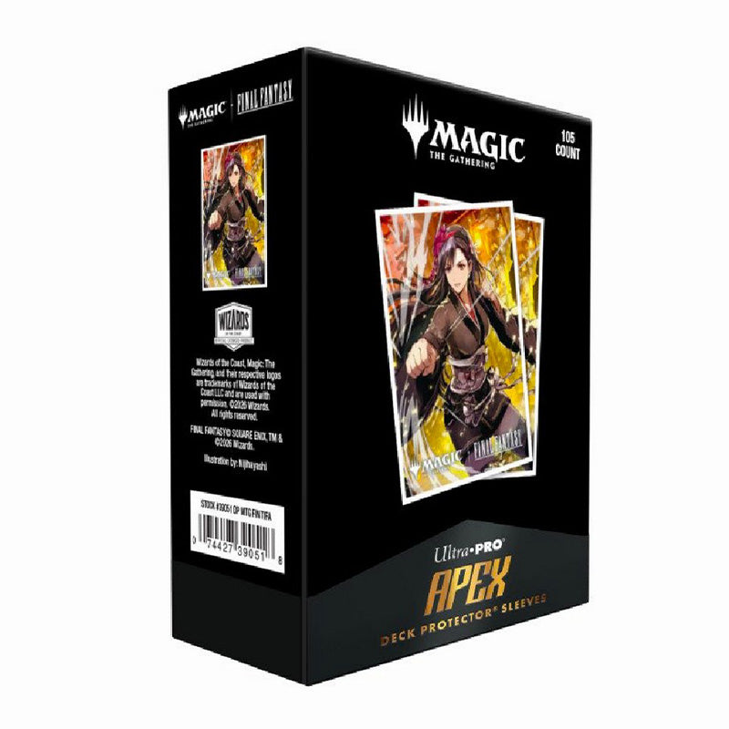 Ultra Pro Magic MTG Final Fantasy Tifa Lockhart 105ct Apex Deck Protector Sleeves