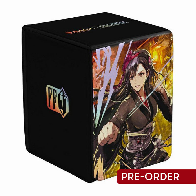 Ultra Pro Magic MTG Final Fantasy Tifa Lockhart Alcove Flip Deck Box