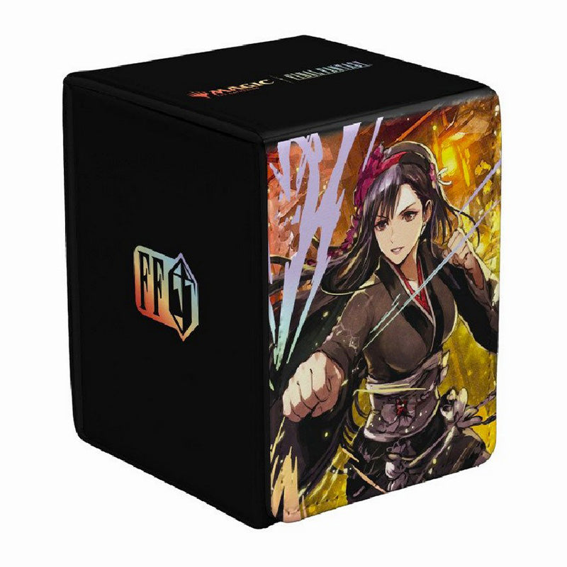 Ultra Pro Magic MTG Final Fantasy Tifa Lockhart Alcove Flip Deck Box