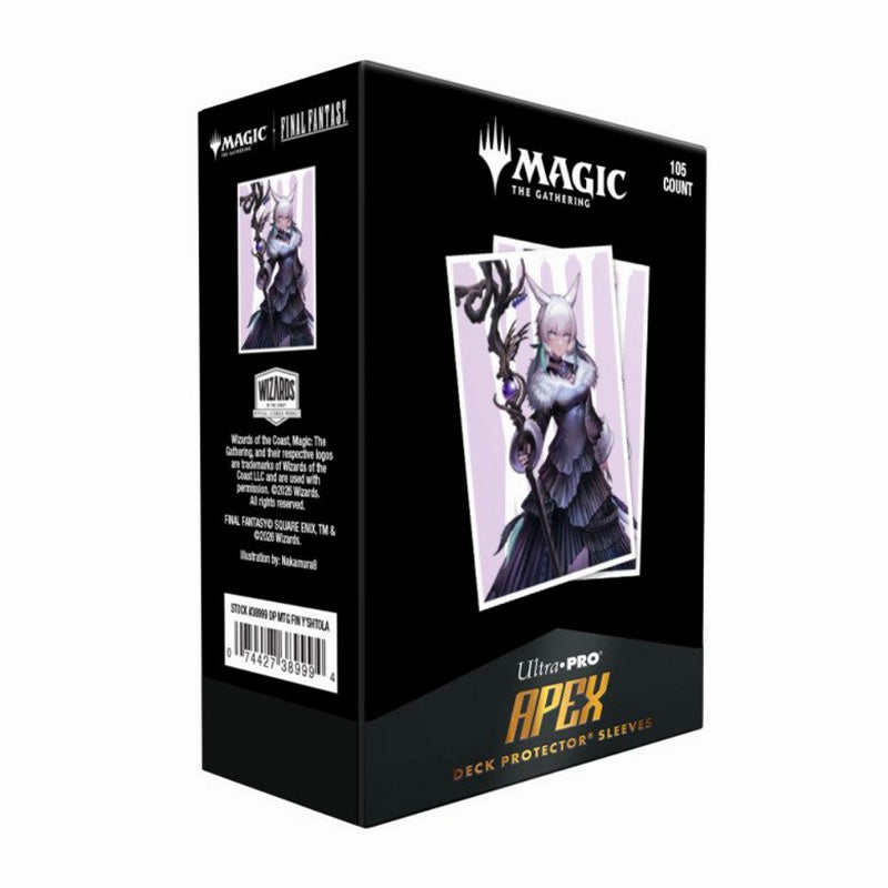 Ultra Pro Magic MTG Final Fantasy Y'shtola Night's Blessed 105ct Apex Deck Protector Sleeves