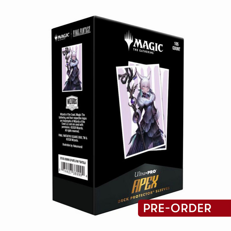 Ultra Pro Magic MTG Final Fantasy Y'shtola Night's Blessed 105ct Apex Deck Protector Sleeves