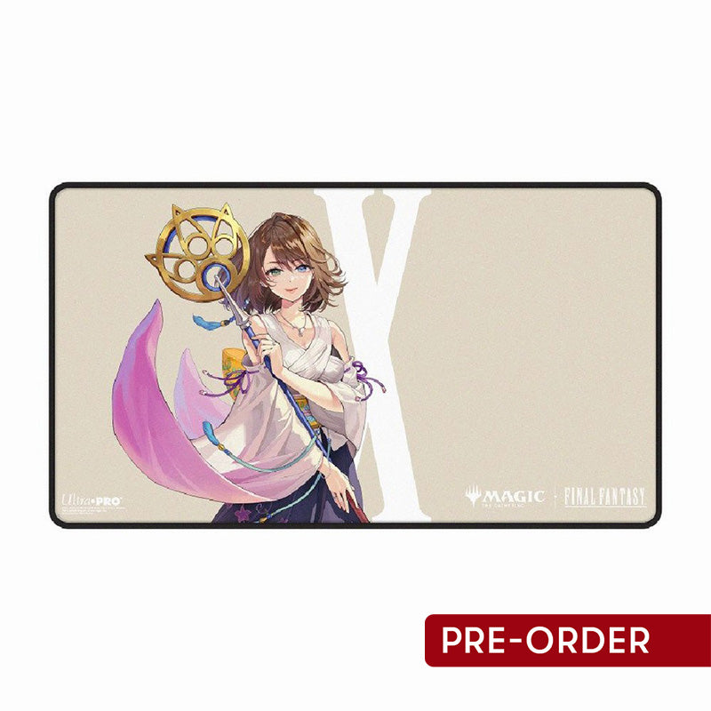 Ultra Pro Magic MTG Final Fantasy Yuna Grand Summoner Black-Stitched Playmat