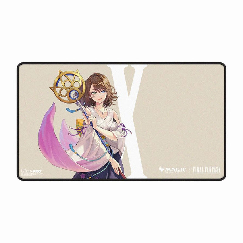 Ultra Pro Magic MTG Final Fantasy Yuna Grand Summoner Black-Stitched Playmat