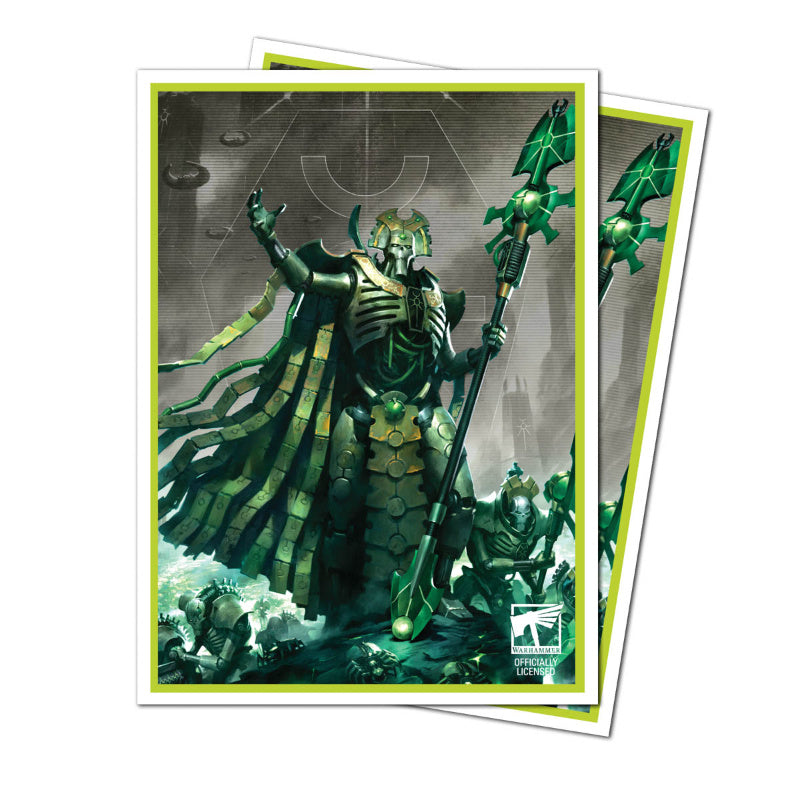 Ultra Pro Necron Codex Aligned 105ct Apex Deck Protector Sleeves for Warhammer 40k