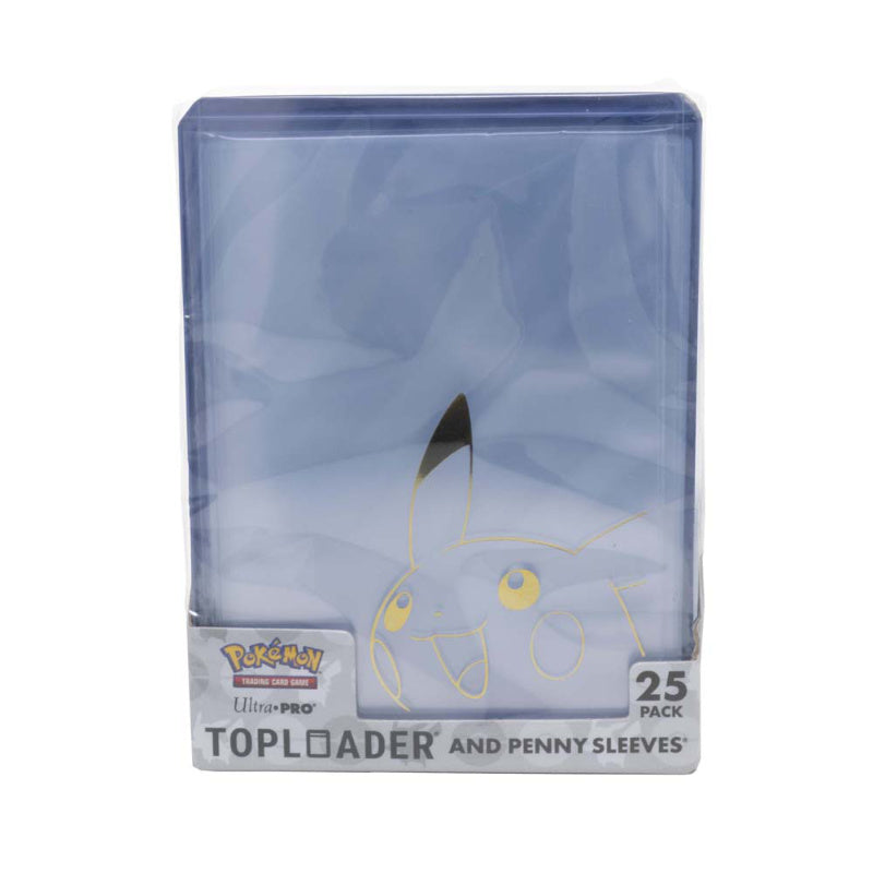 Ultra Pro Pikachu Toploader and Penny Sleeves Combo Pack of 25