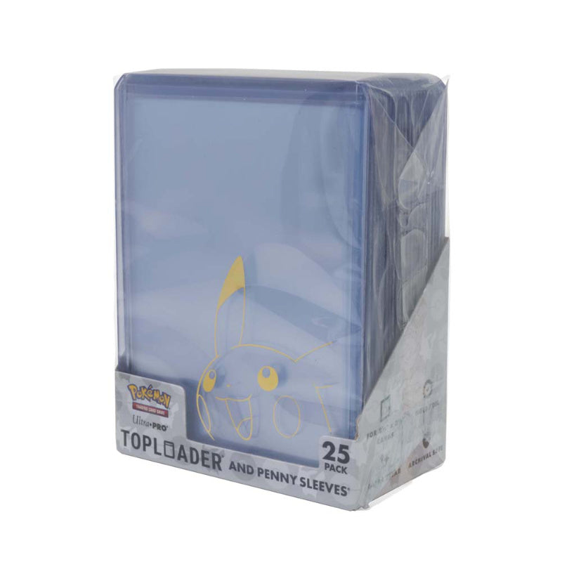 Ultra Pro Pikachu Toploader and Penny Sleeves Combo Pack of 25