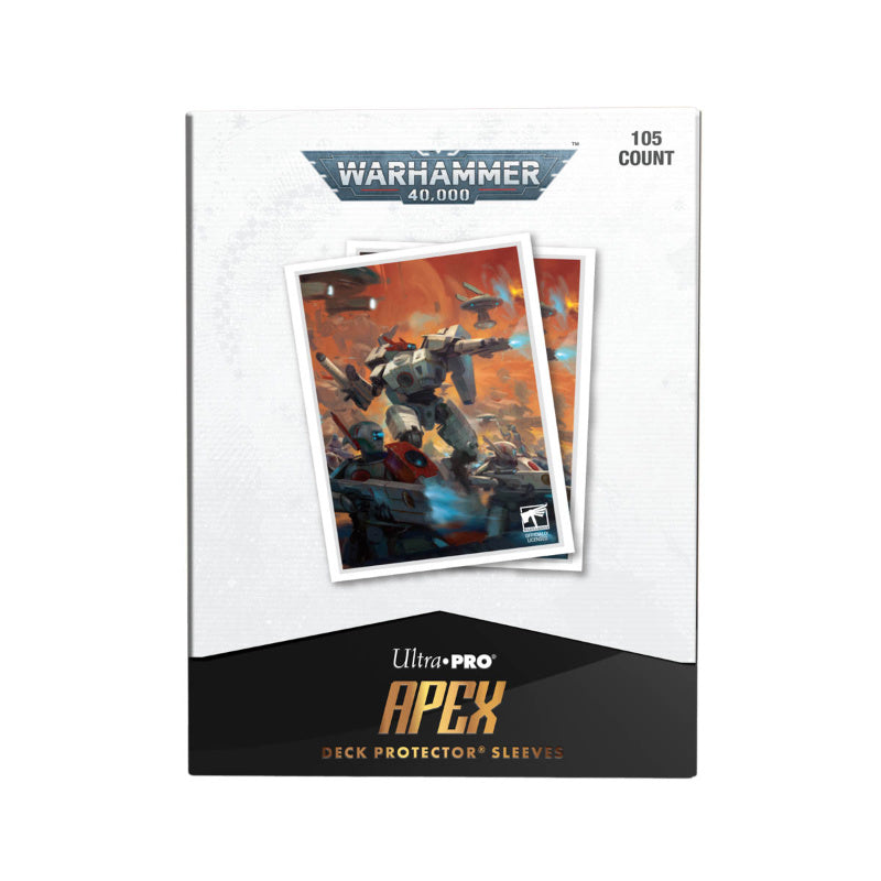 Ultra Pro T'au Empire Codex Aligned 105ct Apex Deck Protector Sleeves for Warhammer 40k