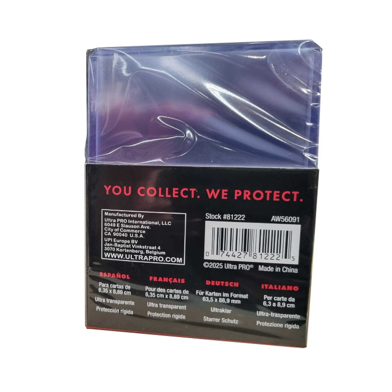 ULTRA PRO Top Loader - 3" x 4" Regular Clear - Pack of 25 MTG Pokemon Yugioh