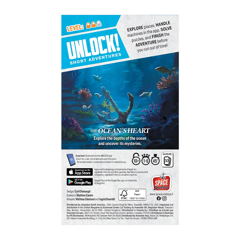Unlock! Short Adventures #12 - The Ocean's Heart
