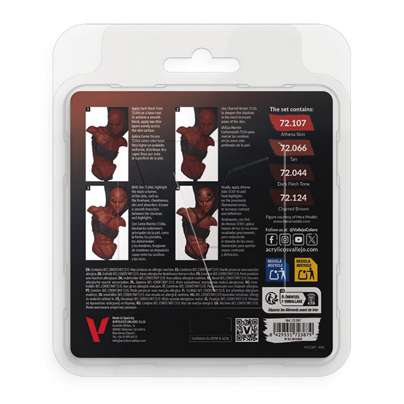 Vallejo Game Colour - Dark Skin Set 18ml