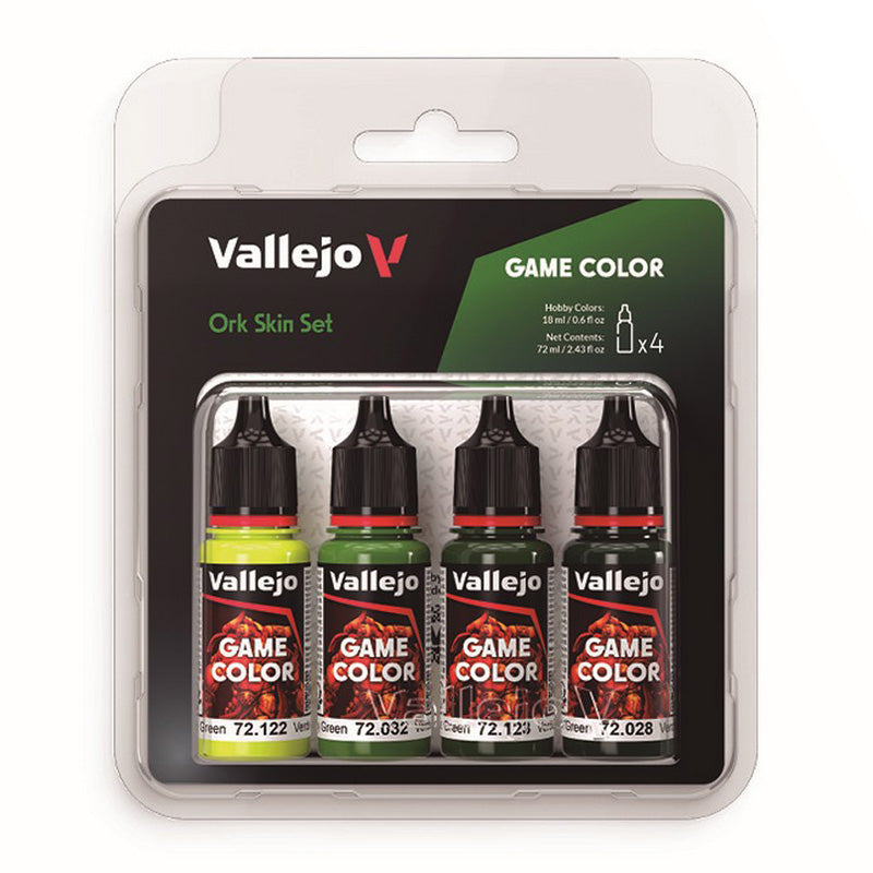 Vallejo Game Colour - Ork Skin Set 18ml