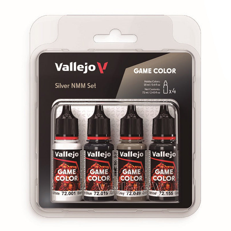 Vallejo Game Colour - Silver NMM Set 18ml