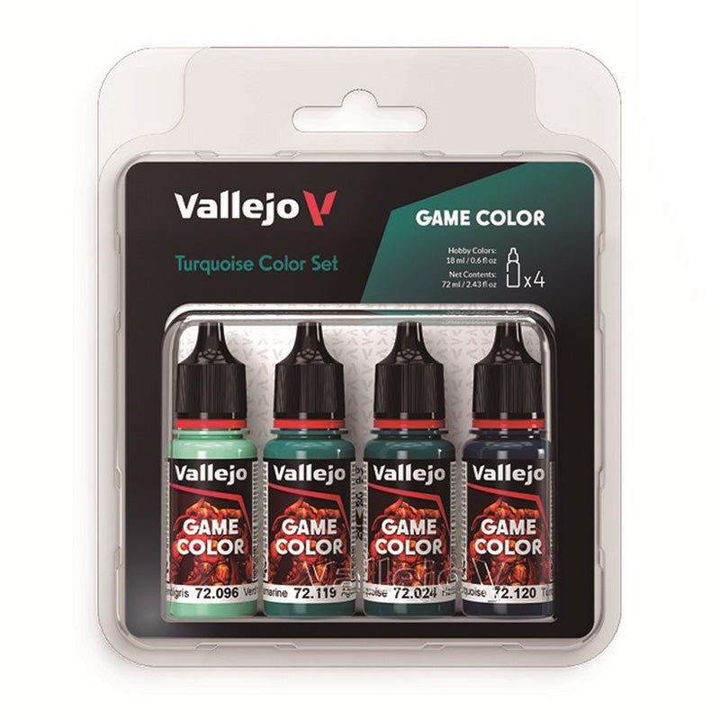 Vallejo Game Colour - Turquoise Color Set 18ml