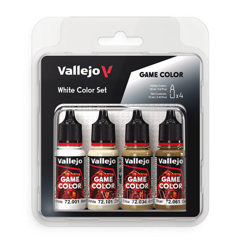 Vallejo Game Colour - White Color Set 18ml