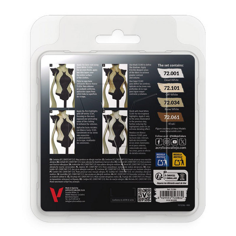 Vallejo Game Colour - White Color Set 18ml