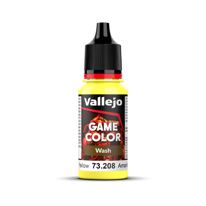 Vallejo Game Colour Yellow Wash 18ml (73.208)