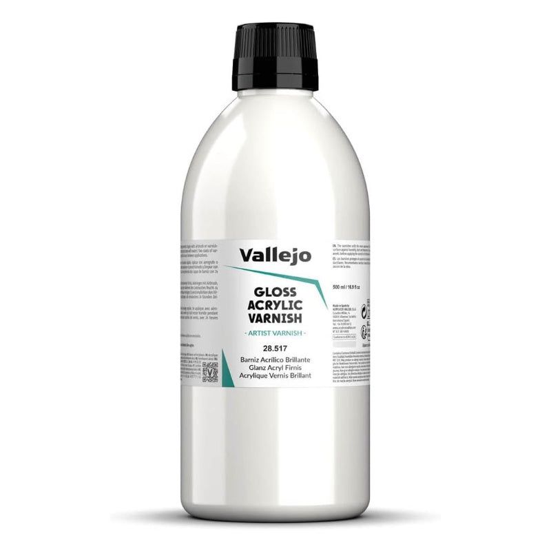 Vallejo Gloss Acrylic Varnish 500ml (28.517)