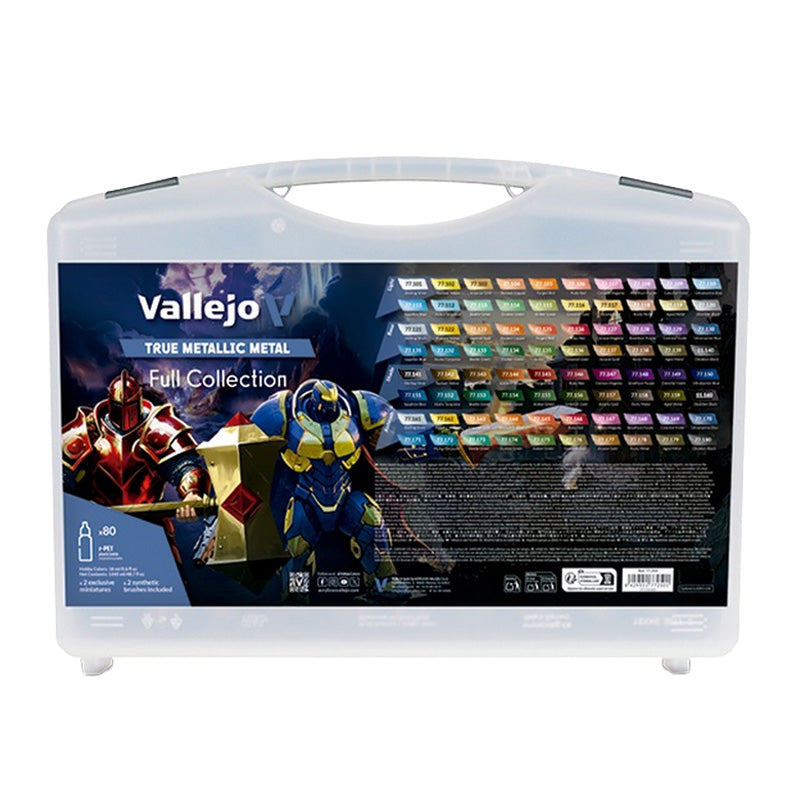 Vallejo True Metallic Metal Full Collection Case (80 Colours)