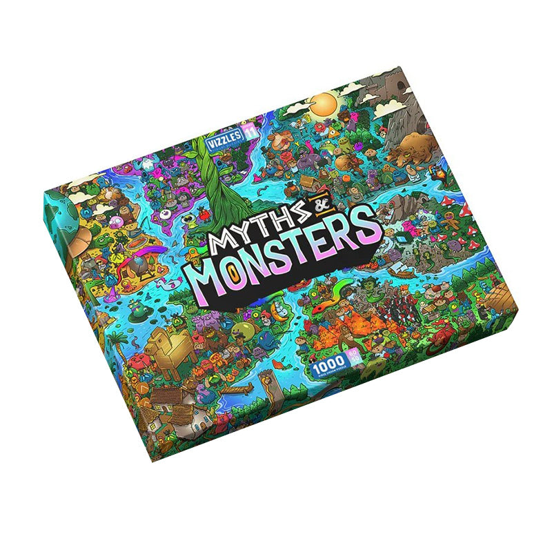 Vizzles Myths & Monsters 1000pc Jigsaw Puzzle