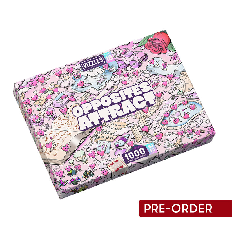 Vizzles Opposites Attract 1000pc Jigsaw Puzzle