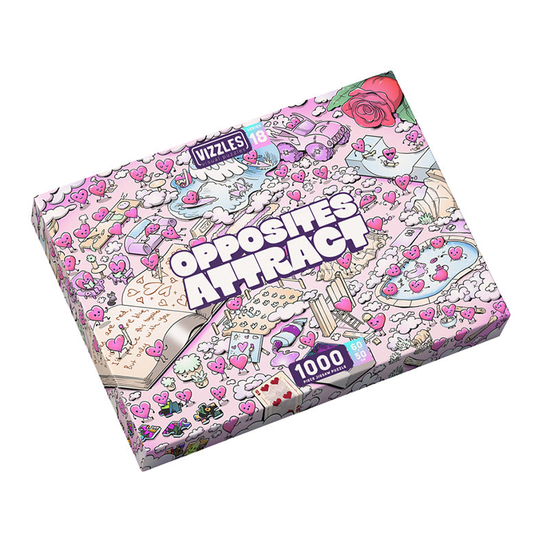 Vizzles Opposites Attract 1000pc Jigsaw Puzzle
