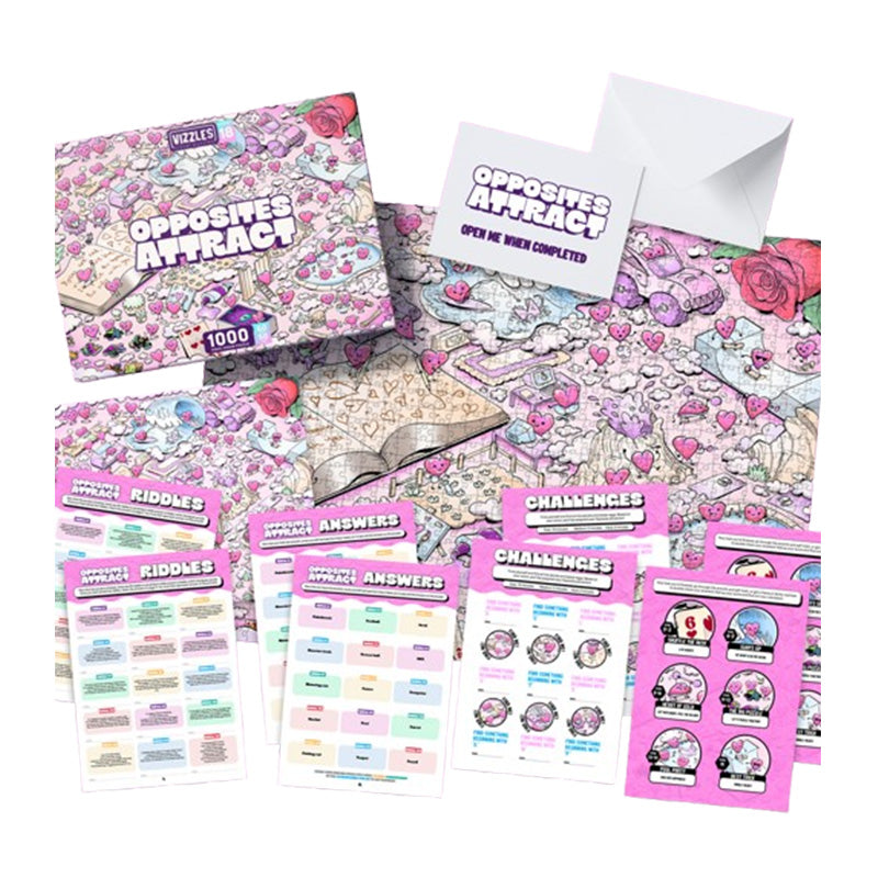 Vizzles Opposites Attract 1000pc Jigsaw Puzzle