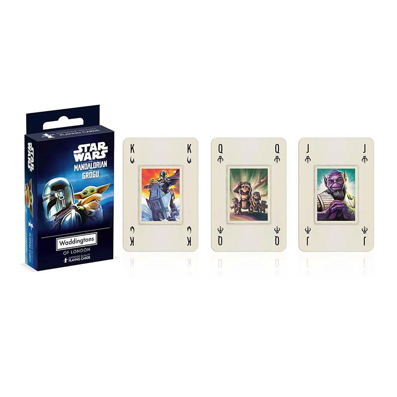 Waddington's No 1 of London Mandalorian and Grogu Playing Cards