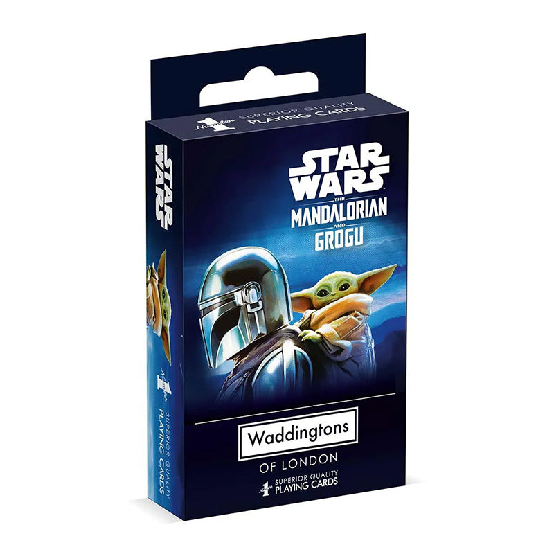 Waddington's No 1 of London Mandalorian and Grogu Playing Cards