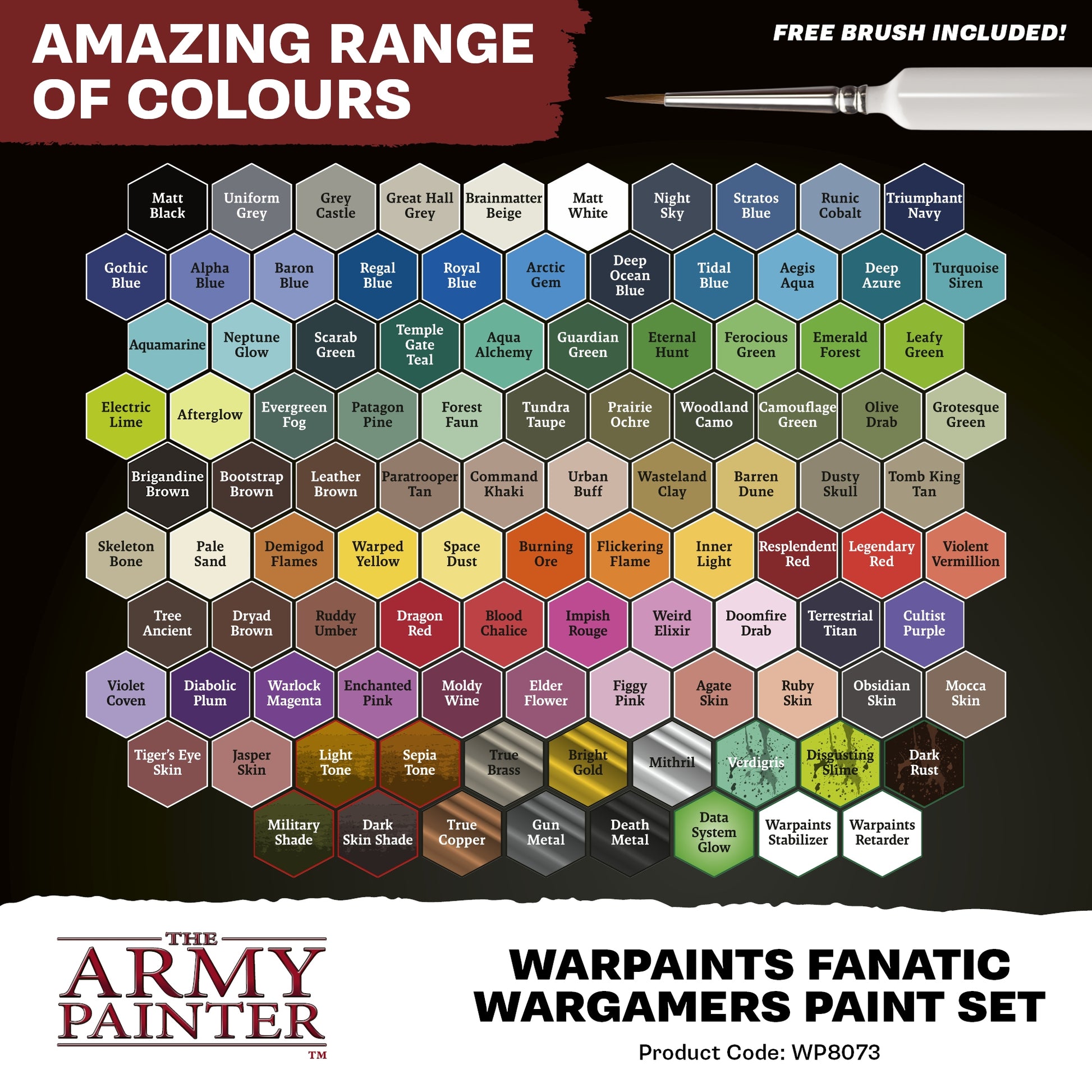 Army Painter - Warpaints Fanatic - Wargamers Paint Set