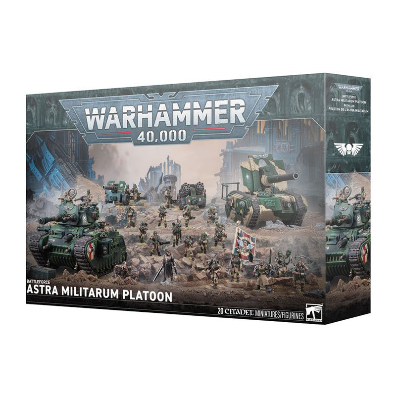 Warhammer 40K Astra Militarum Platoon Battleforce