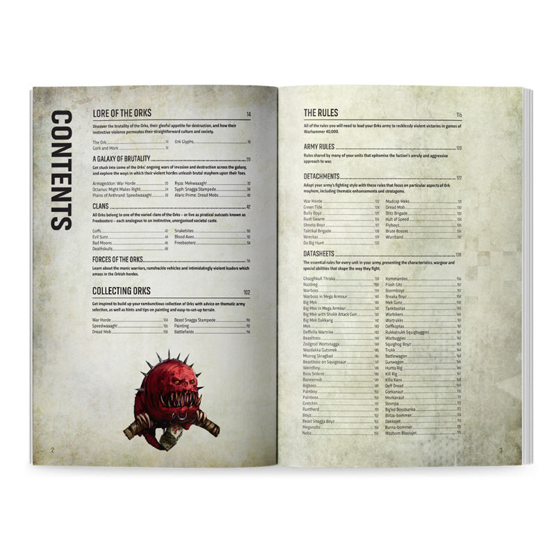 Warhammer 40K Codex Orks 11th Edition