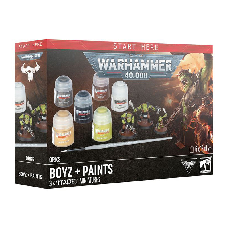 Warhammer 40K Ork Boyz Paint Set