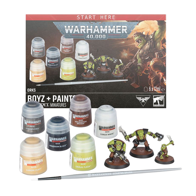 Warhammer 40K Ork Boyz Paint Set